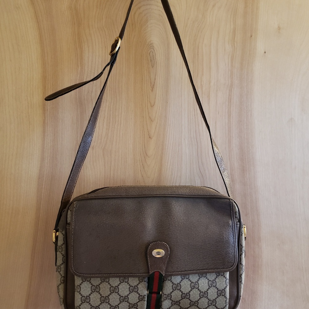 Gucci vintage purse 12"long 3" wide x9.5 h